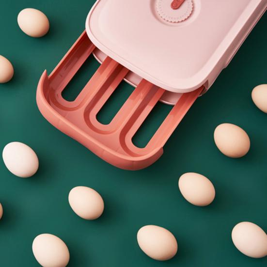 Ящик для хранения яиц, конструкция ящика, большая вместимость, канавка против столкновений, влагостойкая, кухонный органайзер для хранения яиц