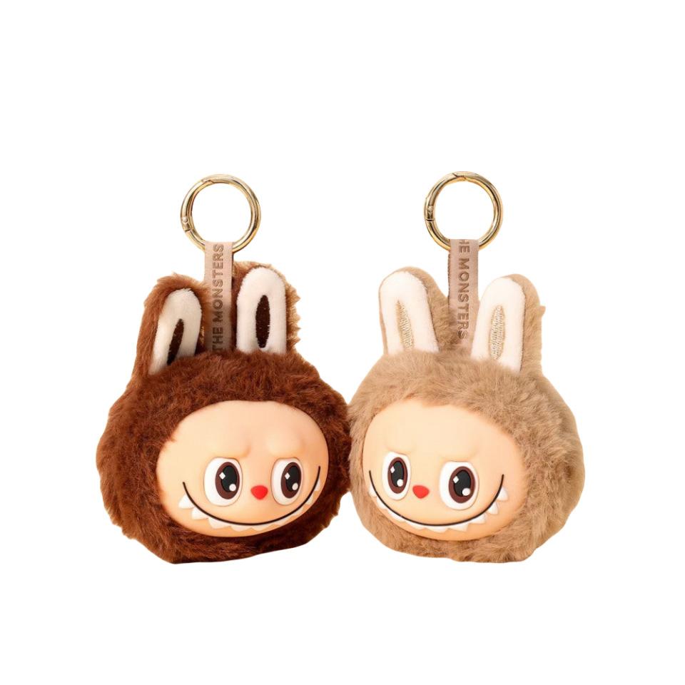 Виниловое лицо плюшевый кулон с маленькой головой милый Labubu Tide Play кулон для школьного рюкзака подарок