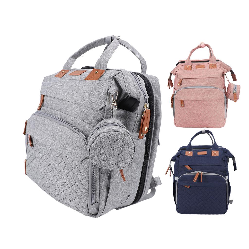 Складная многофункциональная сумка для подгузников, рюкзак для детских подгузников с USB-портом для зарядки для путешествий