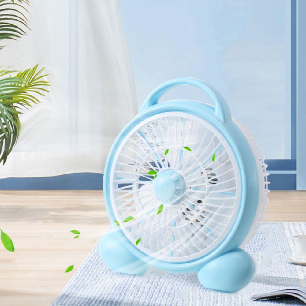 Rechargeable Power Supply USB Rechargeable Mini Desk Fan Quiet Personal Cooling Fan Office