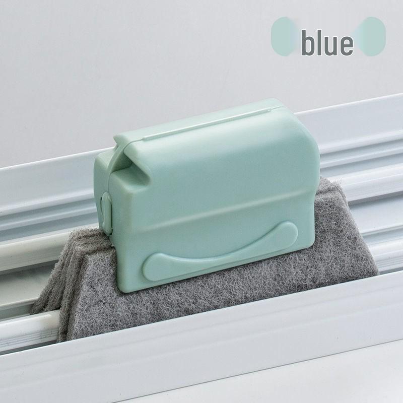 Щетка для чистки пазов окон и дверей с губкой