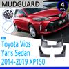 Крыло для Toyota Vios Yaris Sedan 2014 ~ XP150 2015 2016 2017 2018 автомобильные аксессуары брызговик Fender авто замена