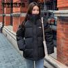 Winter Women's Short Down Jacket Korean Fashion Loose Stand-up Collar Thick Warm Cotton Jacket