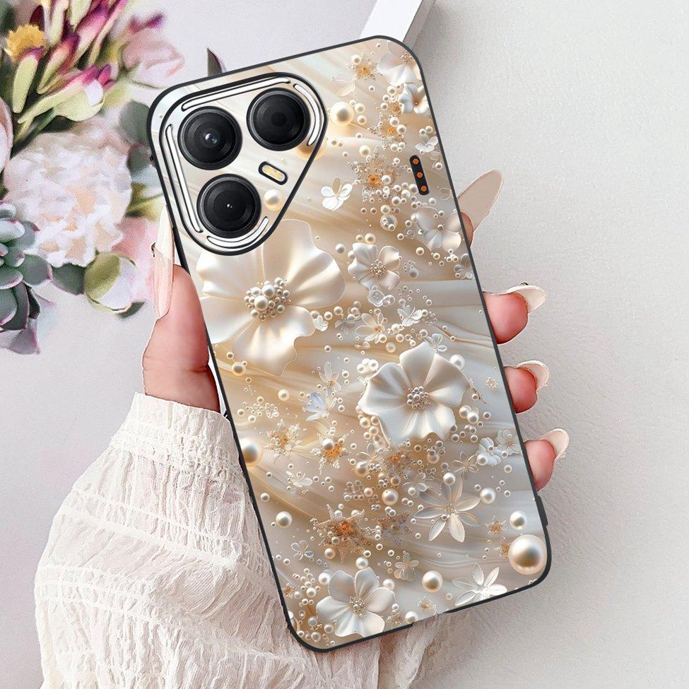 For Tecno Pova 7 5G Cover Case LJ7 Luxury Butterfly Love Fashion Flowers Cool Lion Painted Phone Case For Techno Pova7 5G Bumper