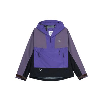 Storm-Fit Colorblock Водонепроницаемая ветрозащитная куртка с капюшоном на полумолнии Женская куртка Фиолетовый DN3913-579