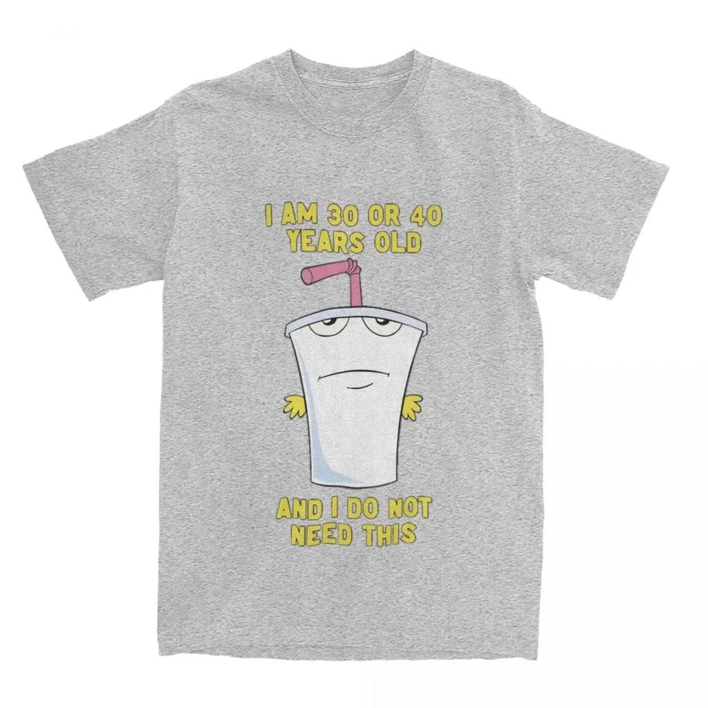 30 Или 40 Aqua Teen Hunger Force ATHF Женская футболка Смешная футболка с коротким рукавом и круглым вырезом