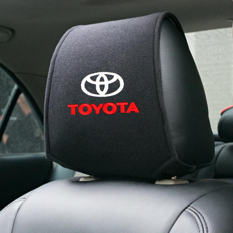 AVD4 Car exterior annual inspection stickers For Toyota Car Set Car Head Neck Rest Pillow Auto Seat belt Pads Headrest cover