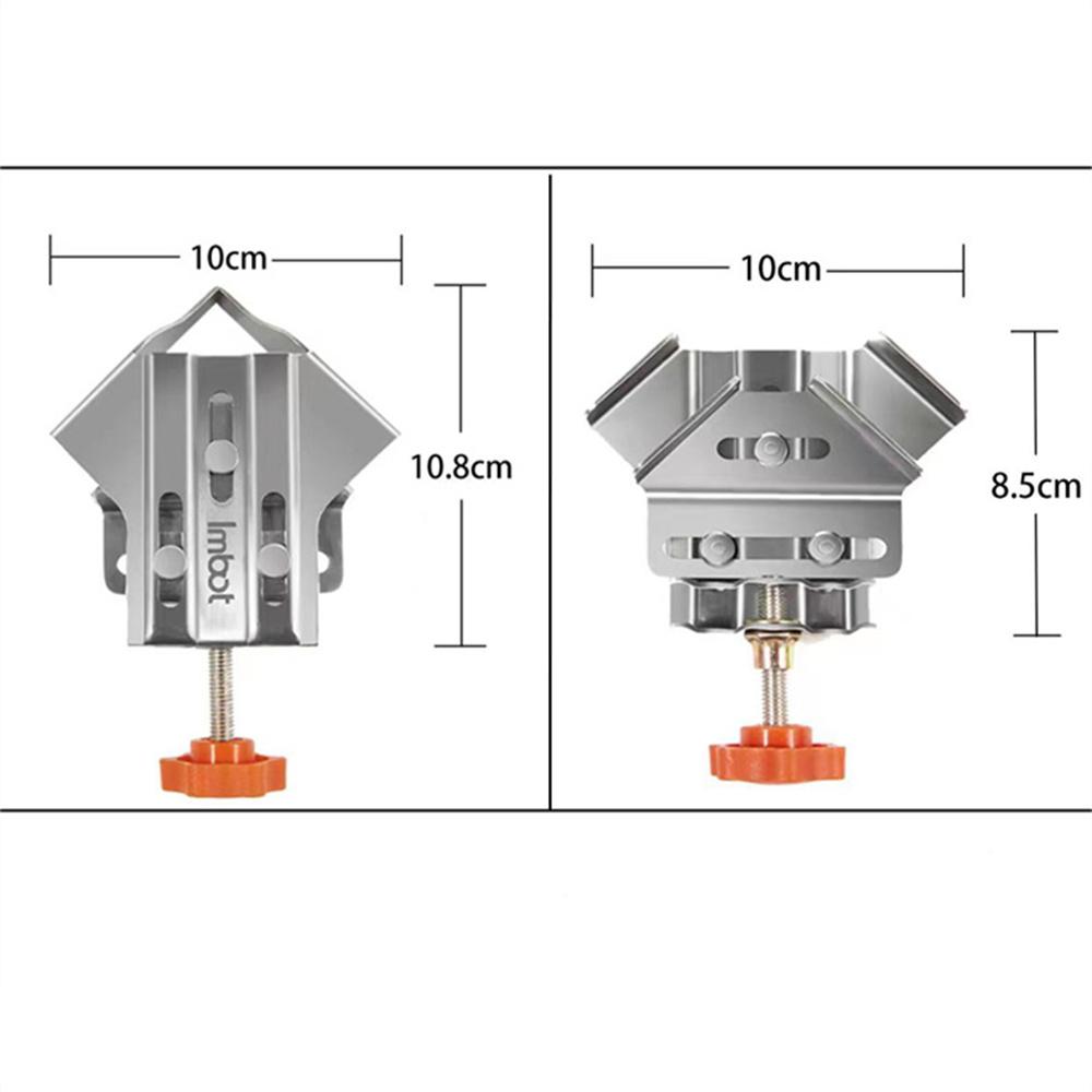 2Pcs/Set Corner Clamps For Woodworking 90 Degree Right Angle Clamp With Adjustable Swing Jaw