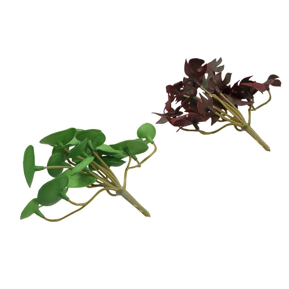 Handmade Artificial Copper Coin Grass Plants Soft Mini Bouquet Fake Ivy Leaf Leaves  Office