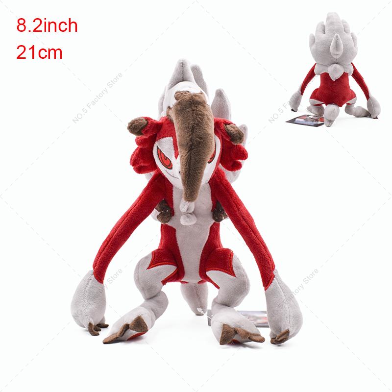 Cute Plush Dolls Charizard Lunala Solgaleo Zeraora Lucario Soft Throw Pillow Toys For Kids Gifts