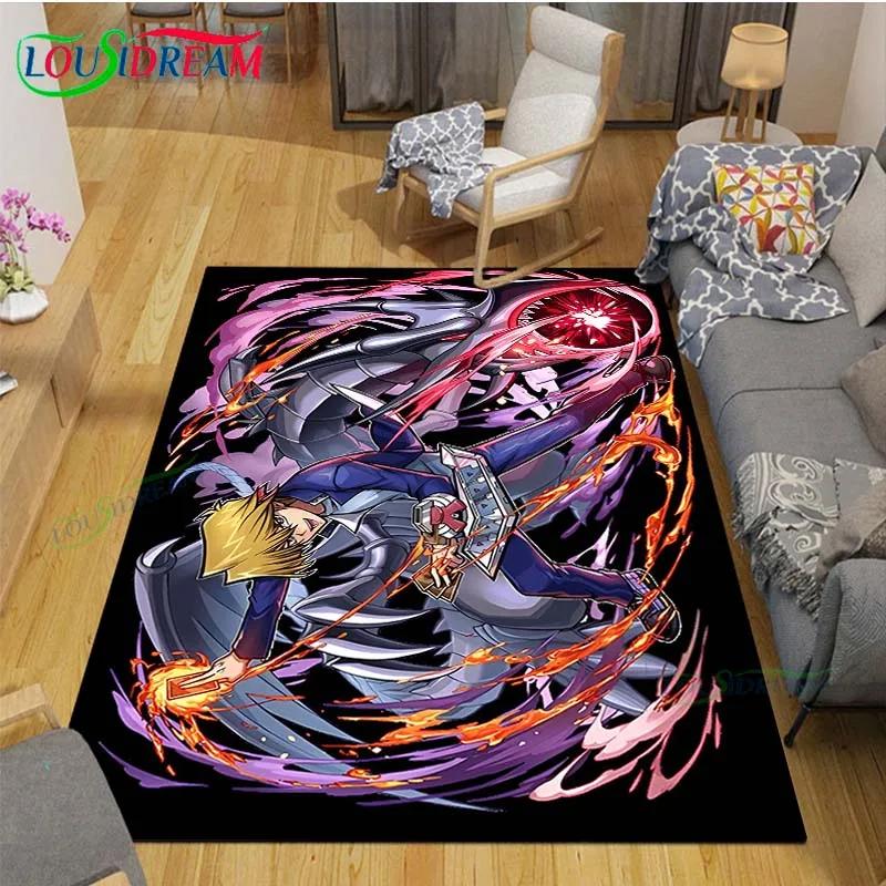 3D Famous Card Games Y-Yu-Gi-Oh  Carpet for Living Room Home Sofa Decoration,Children Game Decor Floor Mat Yoga Mat Large Carpet