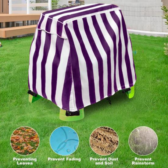Water Table Cover with Adjustable Drawstring Waterproof UV-Resistant Easy Installation Outdoor Water Table Protective Cover