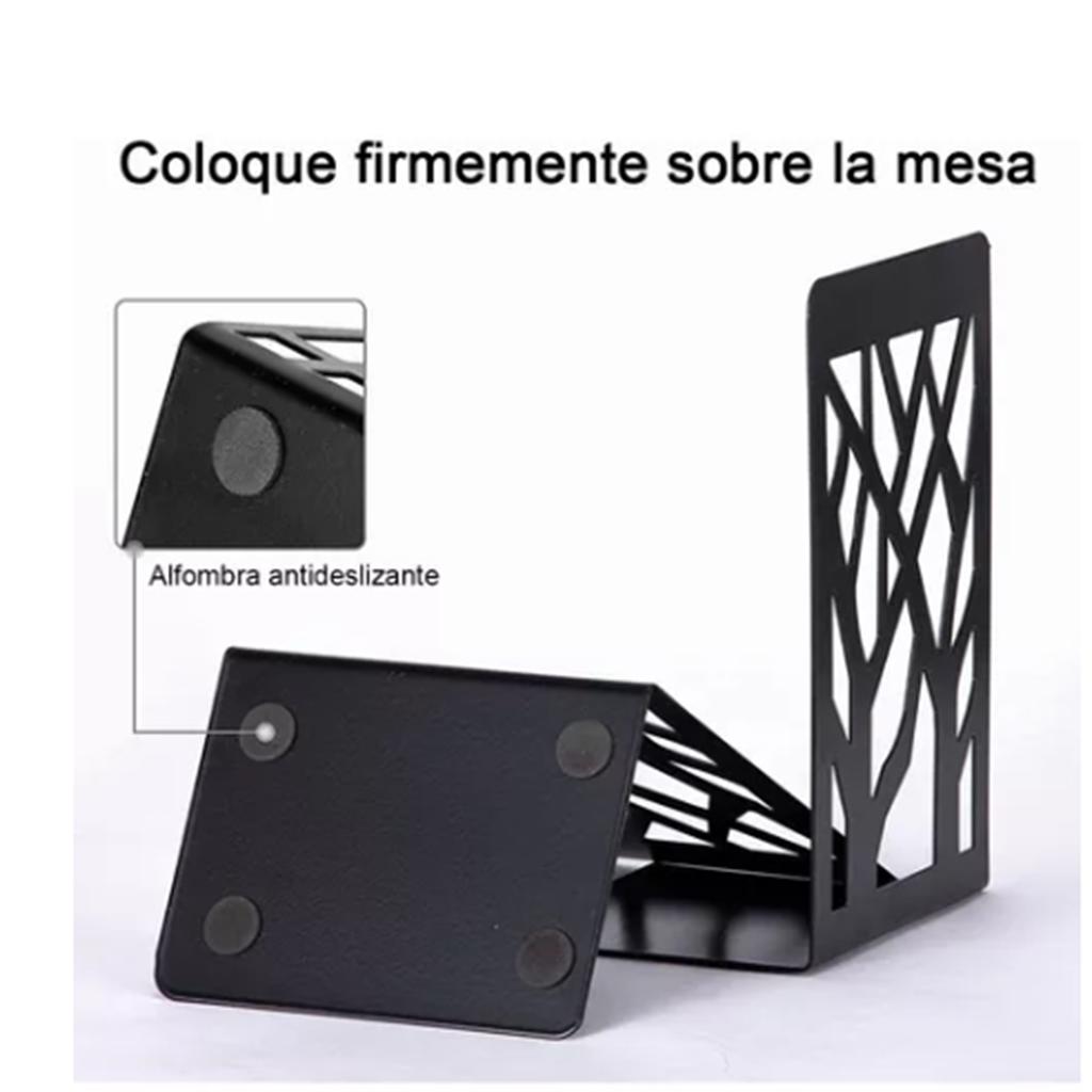 2 пары ретро-подставки для книг в виде дерева, черные декоративные износостойкие подставки для книг для школы