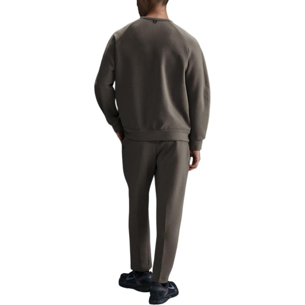 Nike Dri-Fit 24.7 Серия Повседневный Простой С круглым вырезом С длинным рукавом Свитшот Мужской свитшот Cave-Stone Средне-серый HQ6965289