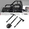 3pcs Black Simulated Shovel Set RC Crawler Parts for Trx4 Scx10 Rgt Yikong Redcat Axial D90 Rc4wd