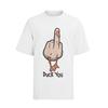 Футболка мужская хлопковая Funny Duck Duck You Fuck You Middle Finger FCK S-XXXL