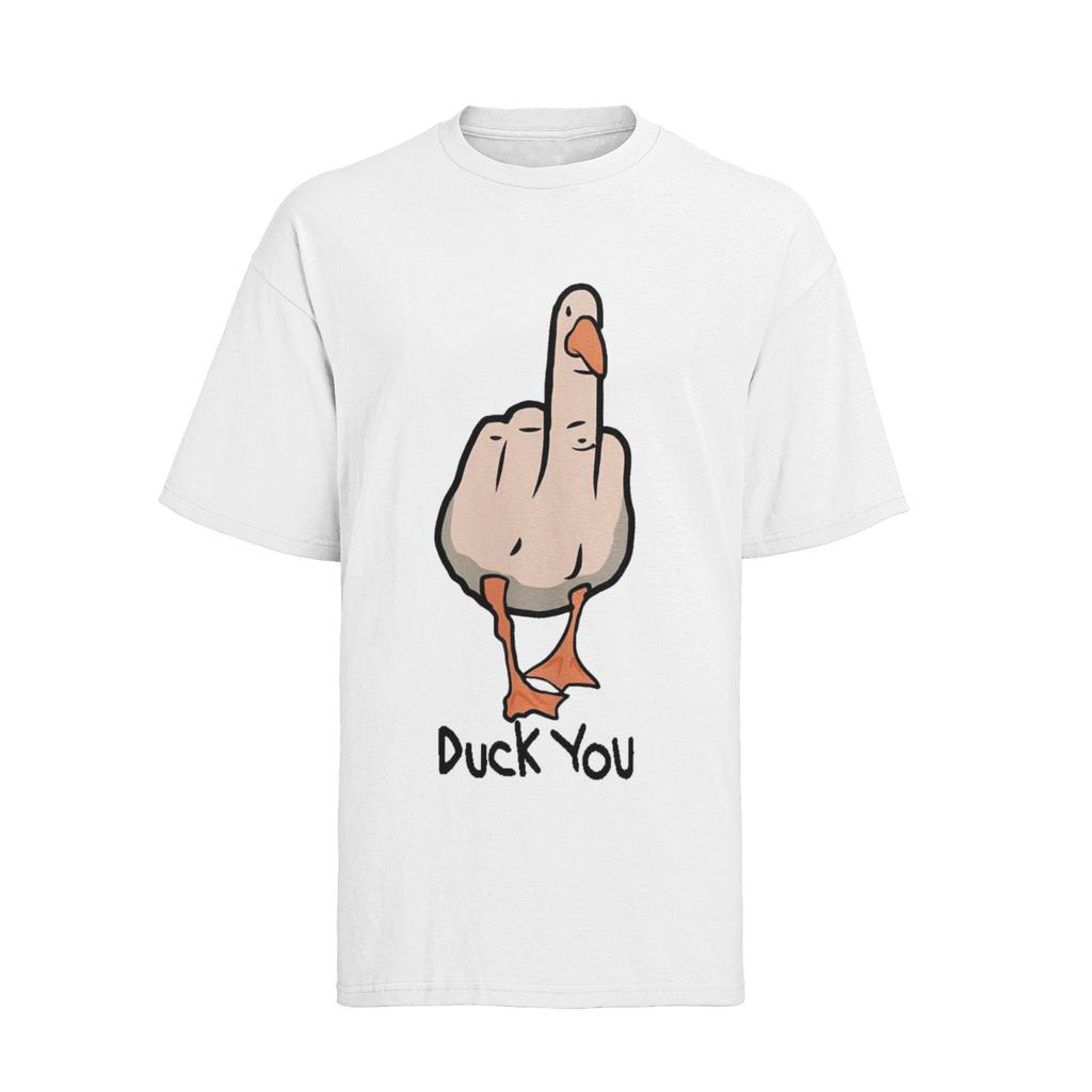 Футболка мужская хлопковая Funny Duck Duck You Fuck You Middle Finger FCK S-XXXL