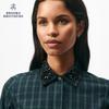 Женская рубашка Brooks Brothers из чистого хлопка с бисером