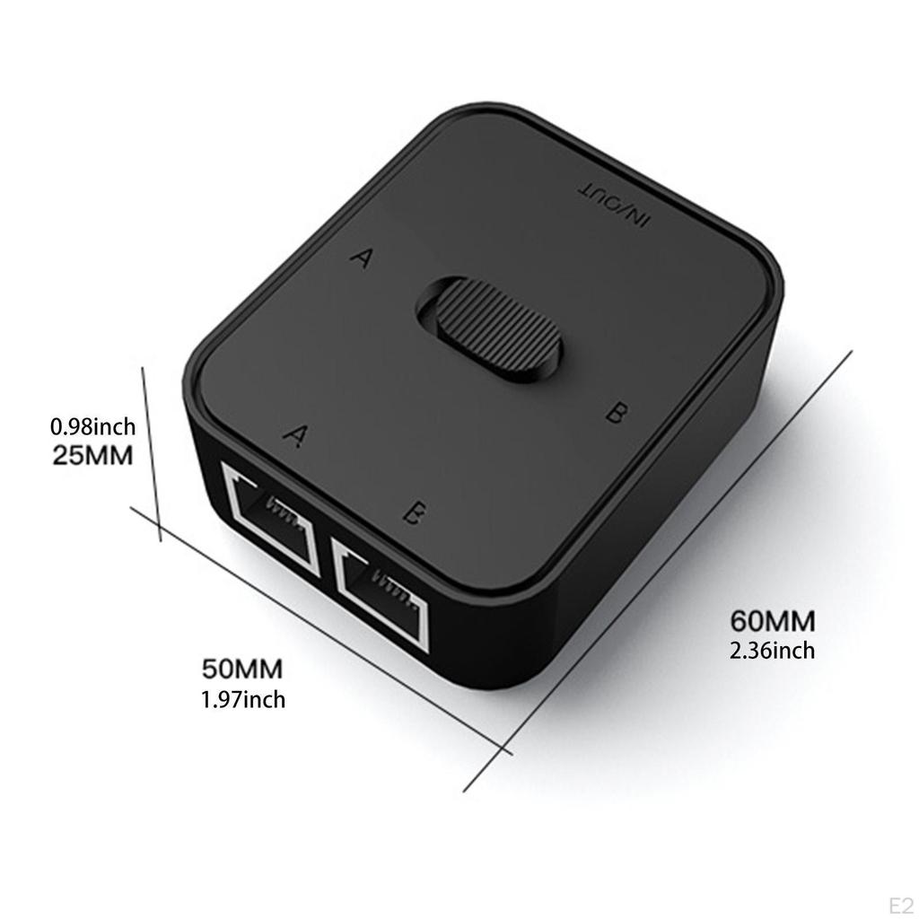Сетевой адаптер Ethernet 1000 Мбит/с, двухсторонний разъем, простая установка, переключатель-переключатель удлинителя