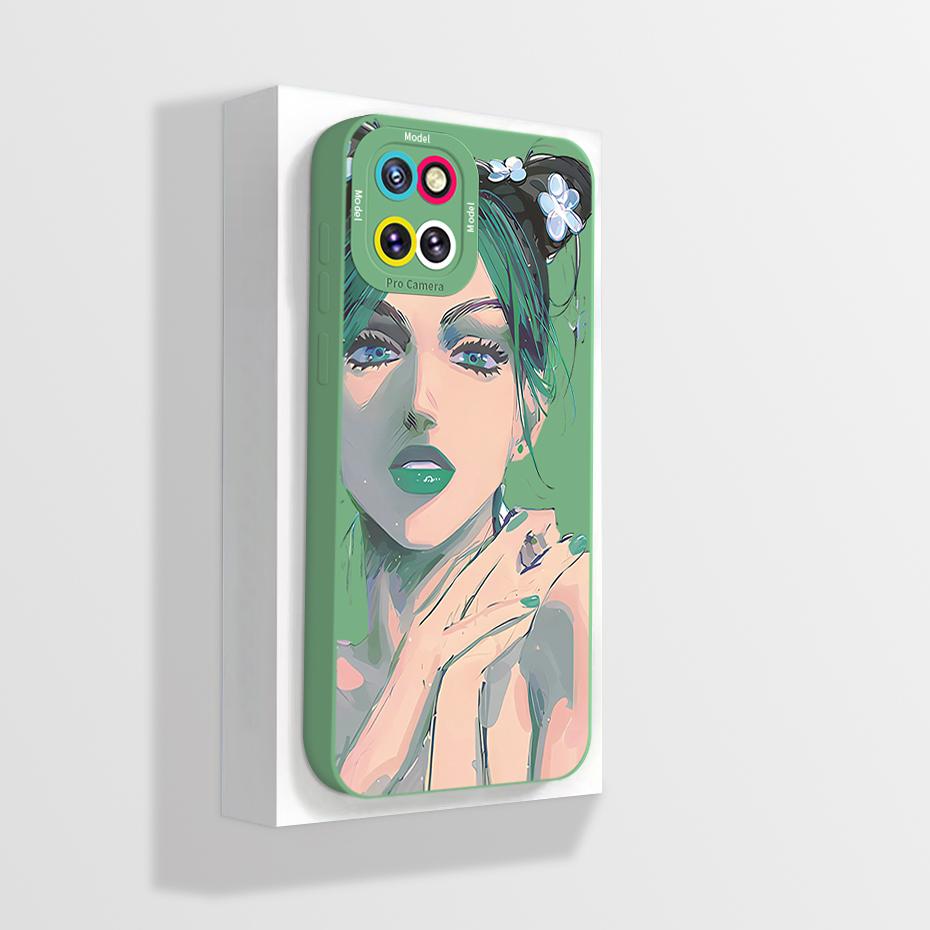 For Samsung Galaxy Note 10 Lite Phone Case Aesthetic Full Protection Liquid Silicone Funda For Samsung Note 10 Lite Back Cover