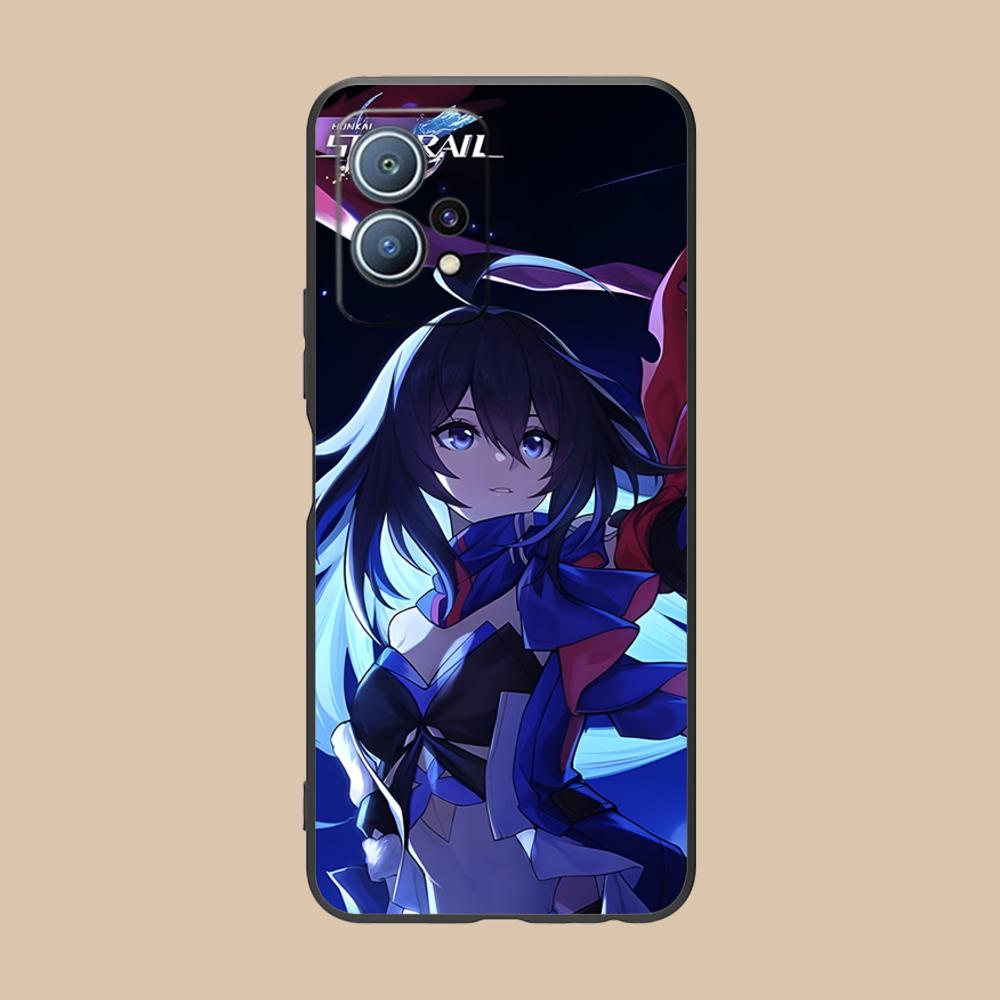 HSR Seele Матовый ТПУ Чехол для Мобильного Телефона для Huawei P60 P50 P40 P30 P20 P10 P9 P8 Pro Lite Plus Цветной Печатный Чехол