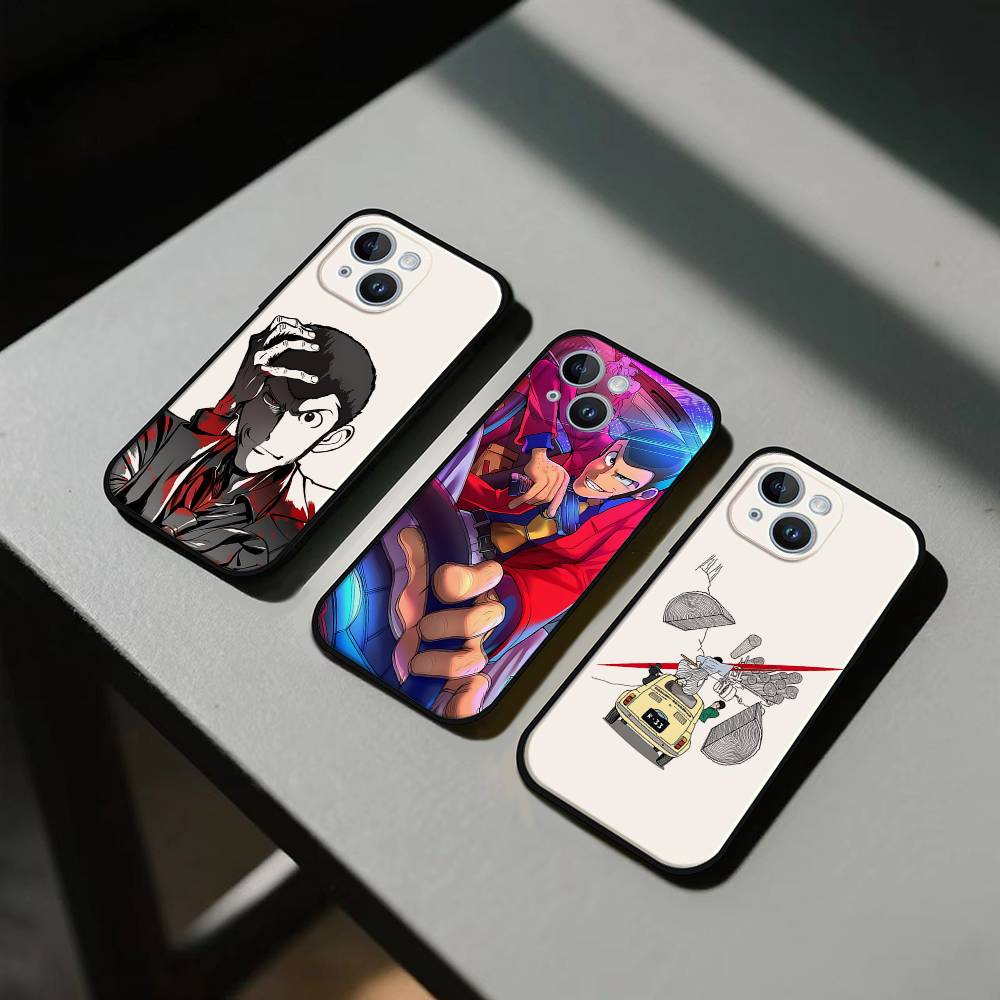 Черный Чехол для Телефона L-Lupin The T-Thirds Подходит для IPhone 17,16,15,11,13,14 Pro Max,Plus,X,Xr,Xs Max,13Mini