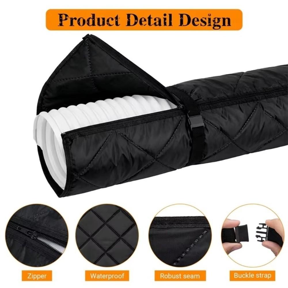 Waterproof Air Conditioner Hose Cover Exhaust Pipe Protection Cover Indoor Room Use
