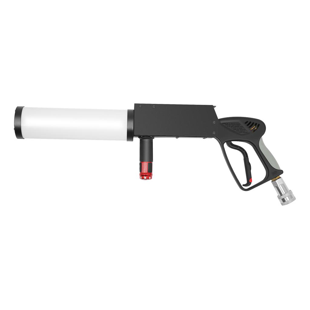 Ручная дым-машина CO2 Высокое давление 5-6 МПа, RGB LED Дымогенератор со шлангом 9,8 фута для сцены, свадьбы, вечеринки, DJ-клуба, мероприятия