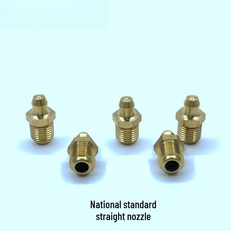 Универсальный набор пресс-масленок из чистой меди: M6, M8, M10, M12, M14, M16 - Удлиненная масленка экскаватора.