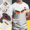 Мужской выбор ФУТБОЛКИ Regular Fit от GERMANY Мужские Женские Футболки Топы 2024 Чемпионат Мира Германия