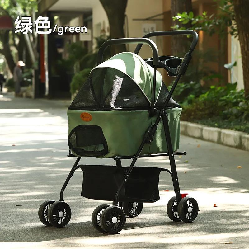 Pet Stroller for Going Out Small and Lightweight Foldable Pet Specific Small Cart Cat Carrier