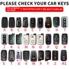 Чехол для ключа автомобиля для Toyota Hilux 2024 Yaris Corolla 2023 Rav4 2021 CHR Revo Auris Innova Highlander Venza Держатель для ключей