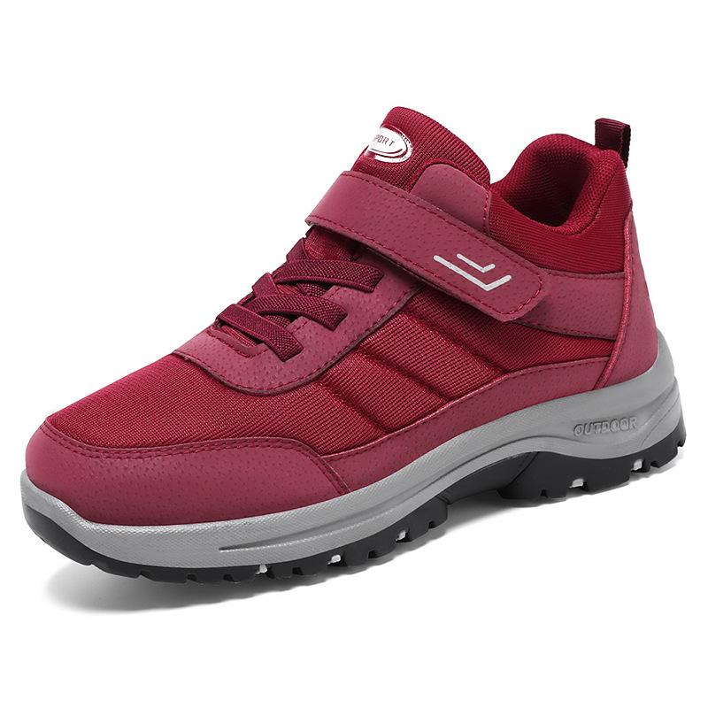 Shoes Men's 2024 Autumn and Winter Sports Shoes Casual Middle-aged and Elderly Running Men's Shoes Velcro Walking Shoes