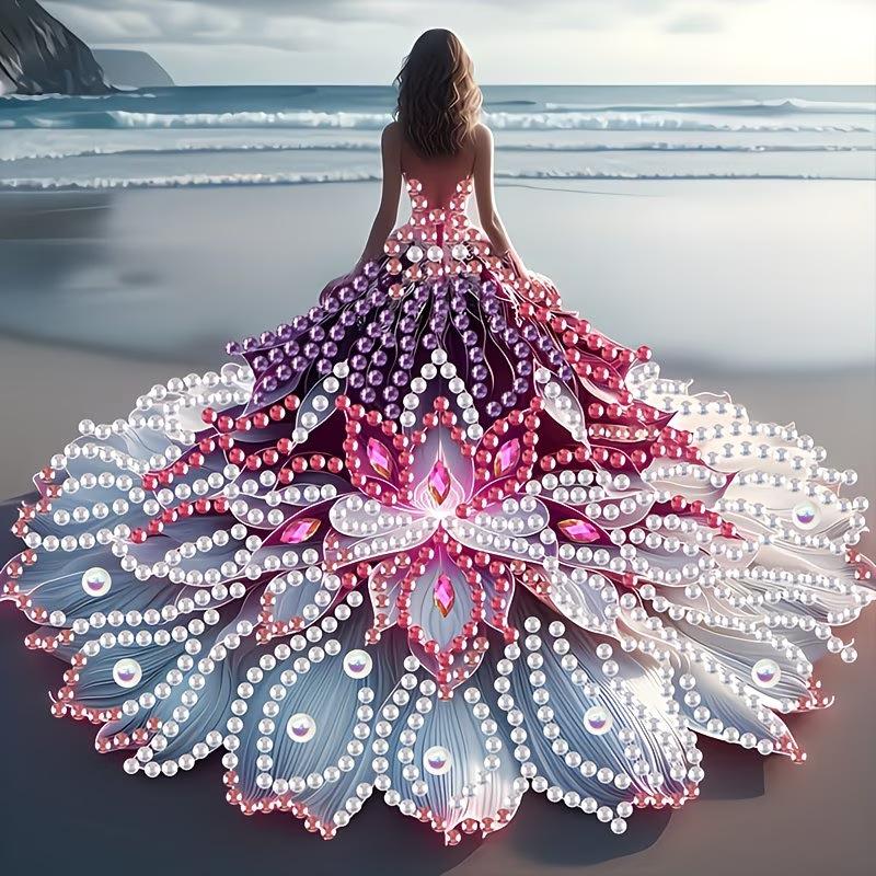 5D Diamond Painting DIY Handmade Diamond Painting Bright Diamond Crystal Point Diamond Painting Special-shaped Diamond Home Decoration Painting