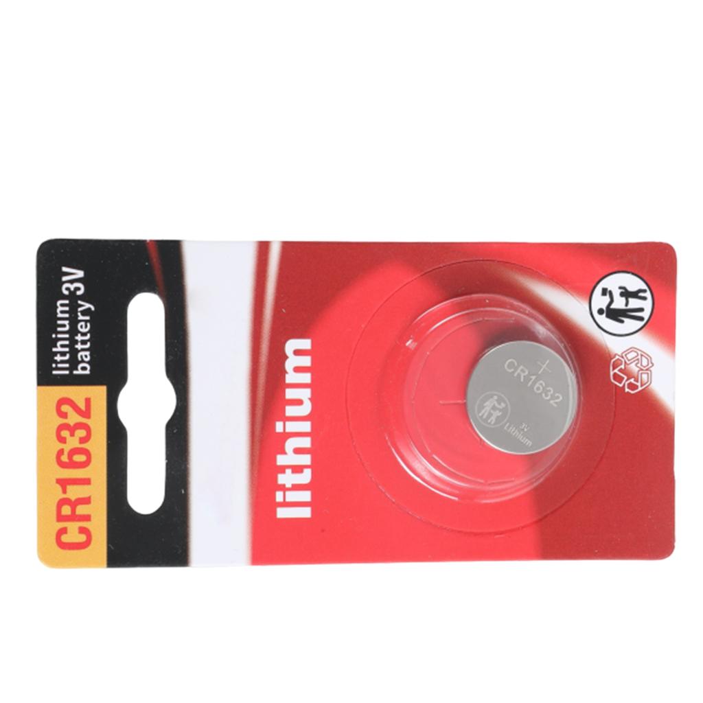 CR1632 3V Lithium Batteries CR1632 Lithium Button Cell Long Lasting Power for Small Electronics Remotes Instrument