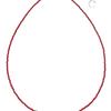Standingfish Wander Wheel Necklace(red)