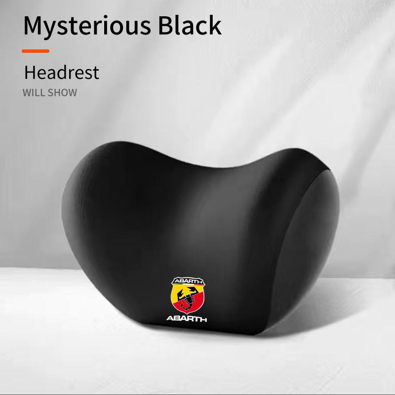 Car Headrest Neck Pillow Memory Foam Protective Lumbar Support For FIAT Abarth 500 Punto Tipo Panda Ducato Bravo Stilo Fiorino V8