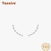 Tancise 925 Sterling Silver Zircon Earrings Drop Earrings For Women Wedding Party Gifts