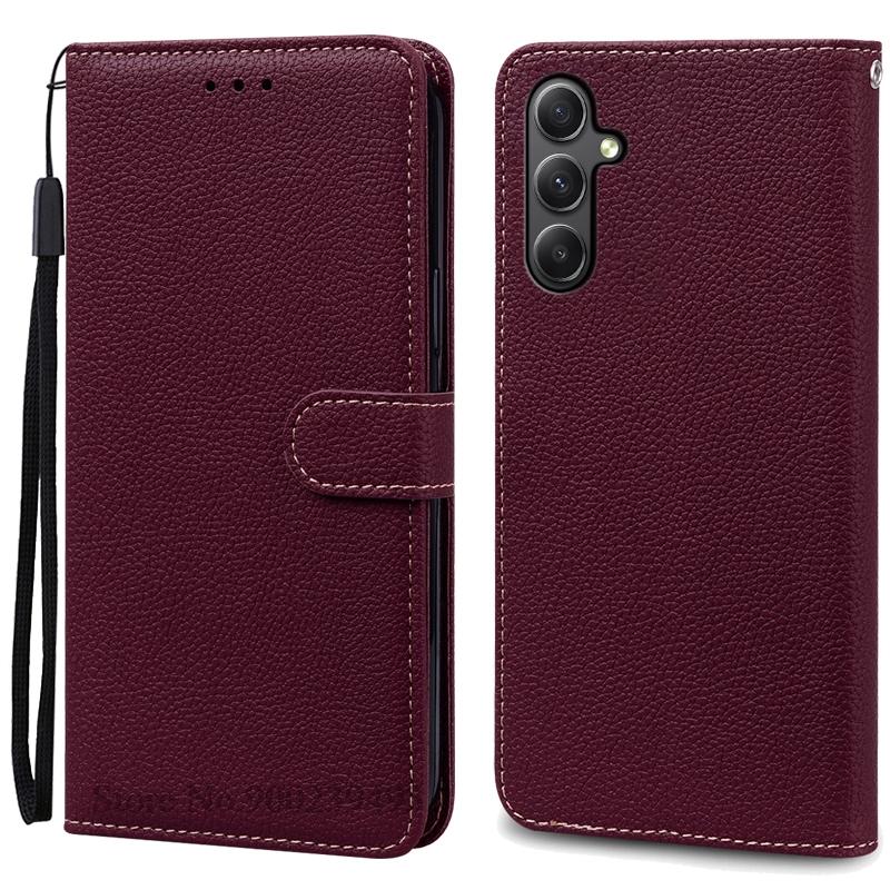 Для Samsung Galaxy M35 чехол кожаный кошелек раскладной телефон чехол для Samsung M35 5G чехол Coque Fundas для Samsung M35 SM-M356B чехол