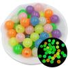 Creative Beads Creative Materials 50pcs Necklace Bracelet Making DIY Jewelry Accessories Round Handmade 6mm/8mm/10mm Acrylic Candy Color Luminous
