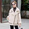 2024 Autumn/Winter Women's Thickened Lambswool & Deer Skin Jacket - Z5152