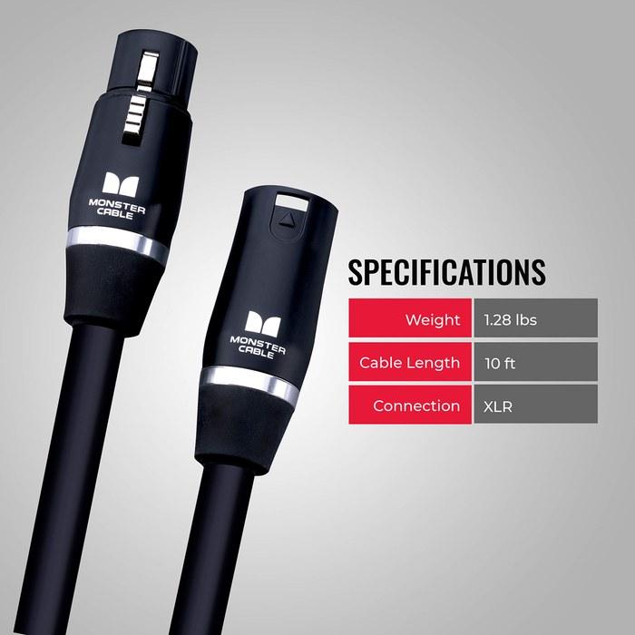 MONSTER CABLE STUDIO PRO 2000 Микрофонный XLR Кабель - 10 футов (SP2000-M-10) Золото