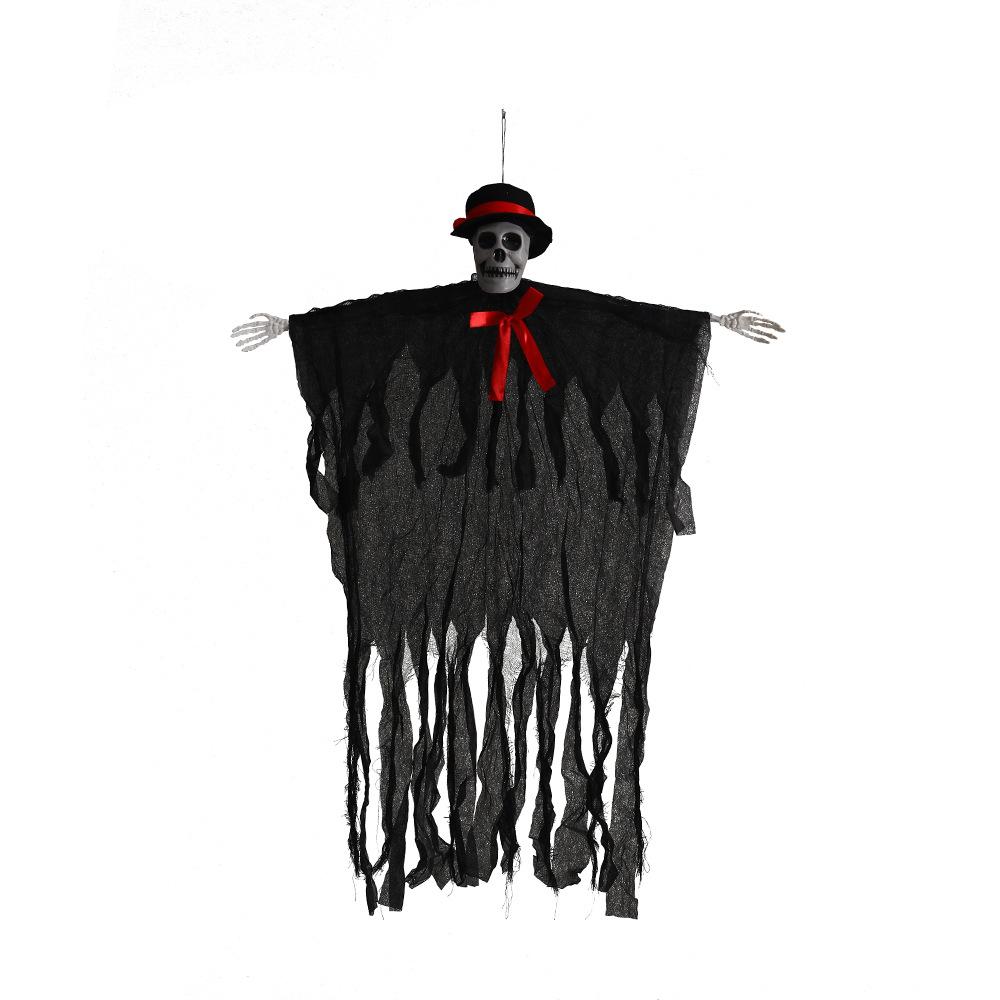 100x70cm Halloween Hanging Ghost Decoration for Home Bar Shop Props Haunted House Entrance Party Supplies