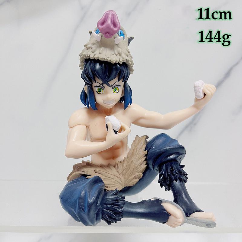 14 см аниме-фигурка Demon Slayer Kimetsu no Yaiba, фигурка Nezuko/Tanjirou/Zenitsu/Inosuke/Sinobu/Miritsu, фигурка куклы, игрушки