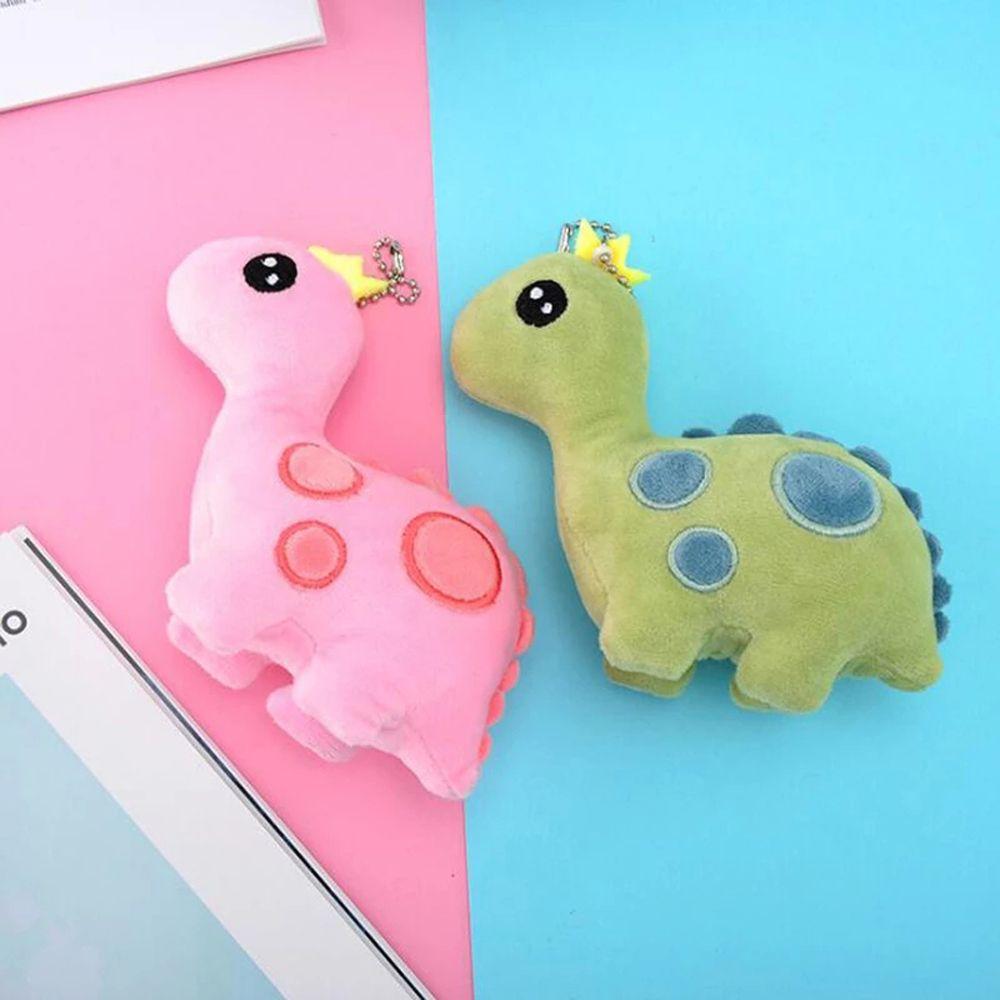 Cute Animal Dolls Keyring Cartoon Soft Toy Stuffed Toy Plush Pendant Dragon Doll Dinosaur Plush Toy