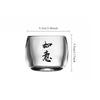 80ml Household Accessories Thickened Tea Sets Water Cups Transparent Tea Mug Heat-resistant Classic Kung Fu Tea Mug  Beer Glass