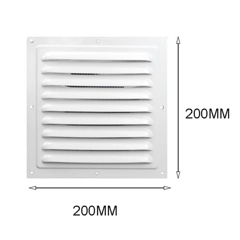 Heating Cooling Vents Plate Air Vent Grille Aluminum Alloy Insect Screen Cover Ventilation Cover