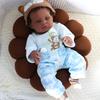 20 Inch High-quality Painted Reborn Doll Lanny Deep Skinned Cute Doll Simulated Baby