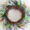 Artificial Flower Wreath Spring Wreath Decoration for Front Door Farmhouses Garden for Wedding Party Decoration