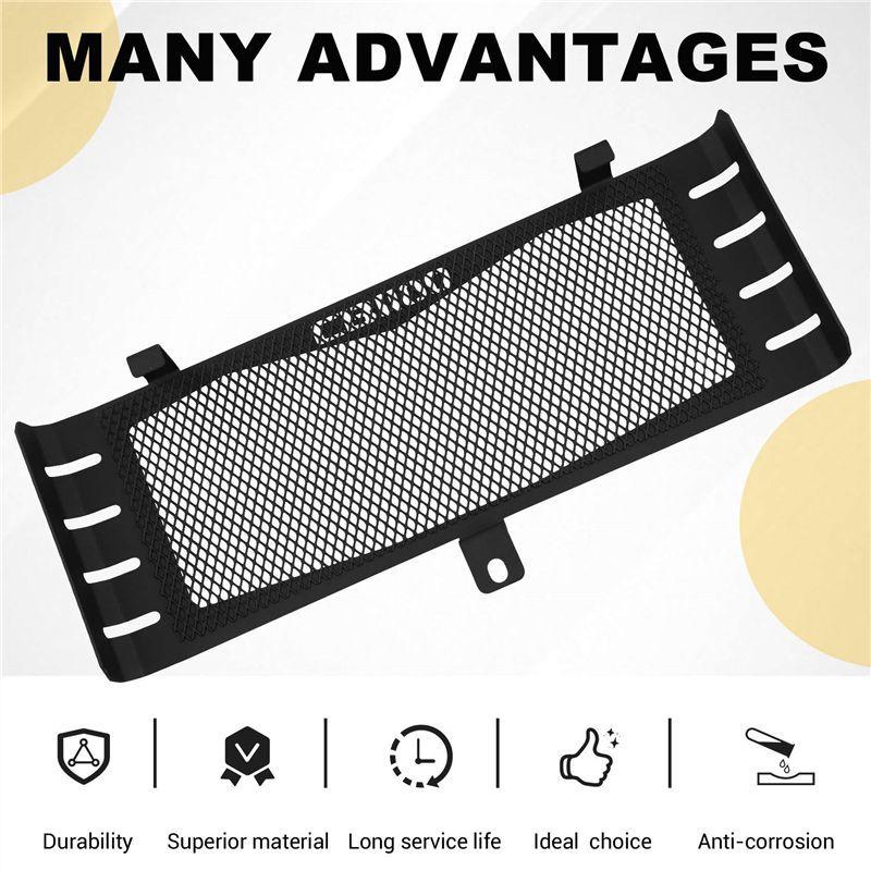 WF-Stainless Steel Motorcycle Radiator Grille Guard Protector Cover Water Cooler Protection For Honda Cb1100 2013-2018